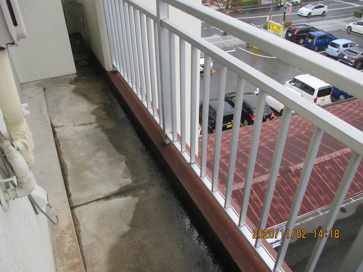 二神マンション405 バルコニー